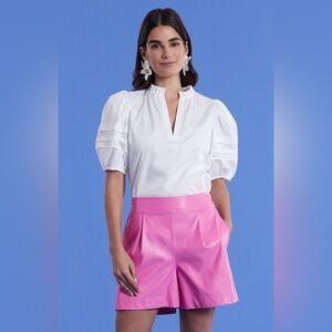 NWT Tyler Boe Stevie Vegan Leather Shorts